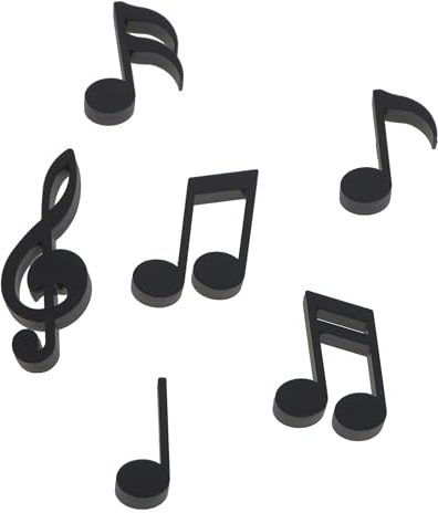 Gadget Master Musiknoten Kühlschrankmagnete im 6er Set -
