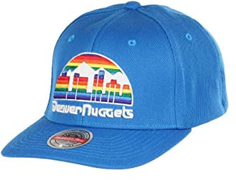 Mitchell & Ness NBA Denver Nuggets Team Ground 2.0 Stretch Snapback Cap blau, OS