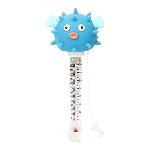 BAMFY Schwebend Pool Thermometer, Leicht Zu Lesen Langlebig Und Präzise Mit String Thermometer Pool for Drinnen Und Draußen Schwimmbecken Fischteich