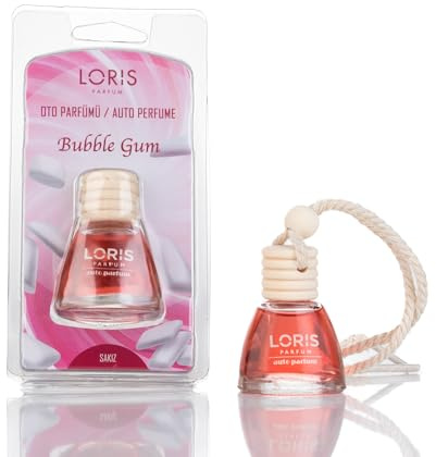Loris Autoduft Bubble Gum, Auto Parfüm, Kaugummi Duft, 9 ml, 2er Pack