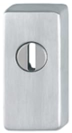 HOPPE Schutzrosette eckig E44S-SR-ZA Edelstahl Sicherheitsrosette Schutzrosette