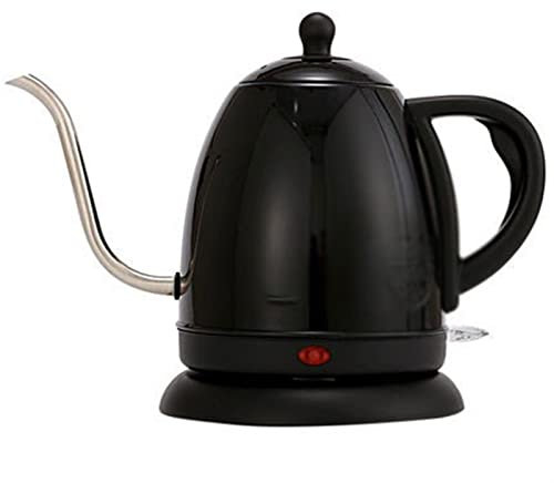 MYVVKIA Caffettiera elettrica Lunga e Stretta, caffettiera Fatta a Mano, bollitore Elettrico con spegnimento Automatico, teiera, Bocca Piccola, 1000 ml