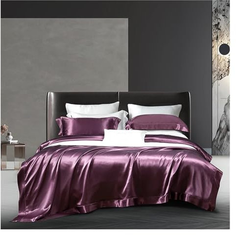 Four Piece Bedding Set Seidenbettwäsche Sets 106''x90'''An 90'x90''us Größe Duvet Cover Bettlaken Kissenbezug 4pcs Bett Vier Stücke Set,