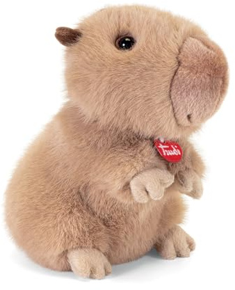 Trudi Capybara Furio Animaux en Peluche idée Cadeau | 14x20x18cm Taille S | Animaux Exotiques | modèle 27768