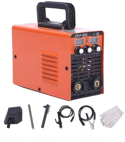 Máquina de soldar portátil, soldadores de arco profesionales for taller, dispositivo de soldadura con pantalla digital LED multifunción, herramientas for soldadores domésticos(ZX7-315 220V-B)
