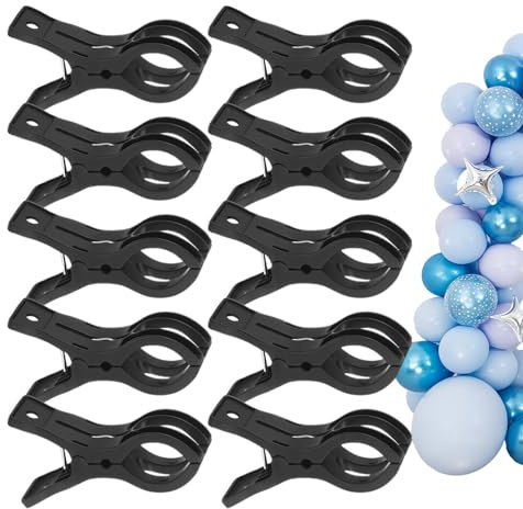 Balloon Arch Clips - Heavy Duty Backdrop Spring Clamps for Party Decoration, Wedding Birthday Event with Secure Grip, Photography Tool for Woodworking, Craft, Home, 3.54x1 inches