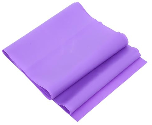 SMASOLO Bandes Élastiques de Résistance pour Musculation et Étirements, Bande de Fitness Pilates Violet 1500x150x0,35 Mm, Entraînement Complet pour Yoga et Renforcement Musculaire