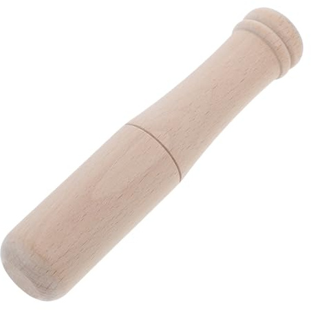 Artibetter Small Beechwood Mallet with Comfortable Wood Handle, Small Wooden Hammer for Wood Carving and Leathercraft, Sturdy Hardwood Woodworking Tool for DIY and Craft Projects