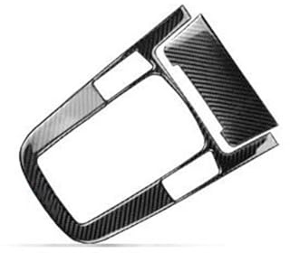 För A4 A5 B8 Kolfiber Interiör Centralt Styrväxel Skiftpanel Dekoration Lock Trim Tillbehör Bil Styling Bilinredning Kolfiber(B)
