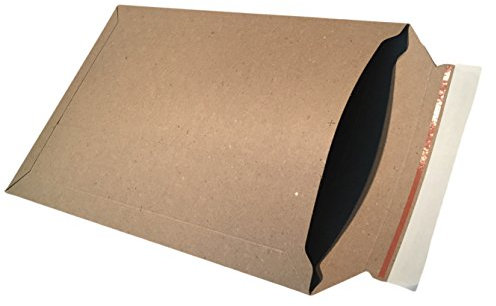 300 Versandtaschen aus Vollpappe 295 x 375 mm passend für Format: B4 Vollpapptaschen Kuverts Taschen braun von dimapax