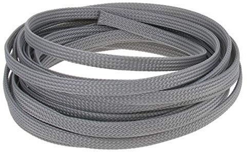 Othmro 5 m Länge, erweiterbare PET-Kabelhülsen, flexibel, geflochten, 0,6 cm Breite, Draht-Webstuhlhülsen und Organizer, flexible Drahtgitter-Hüllen für TV, Audio, PC, Computer, Kabel von Pet Chewing