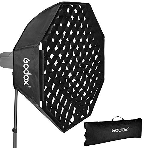 GODOX Grille Softbox 95cm Boîte à Lumière Octogonale Photographie Lumière avec Bowens Mount pour Portrait Produit Photographie Studio Flash Speedlight