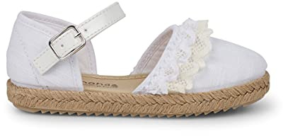 Pisamonas Espadriller Med Spetsceremoni Size 28 Color Vit