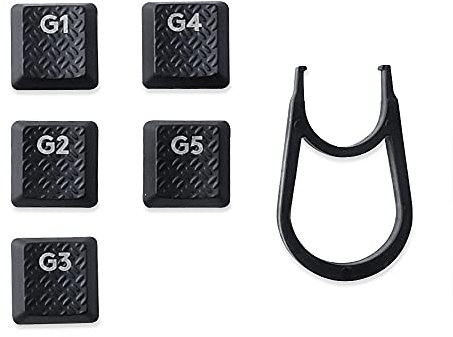 Texture Tactility Tastenkappen mit Hintergrundbeleuchtung G1 G2 G3 G4 G5 Tasten Ersatz für Logi G813/G815/G913/G915 RGB mechanische Gaming-Tastatur