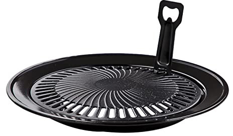 DEMA Grillaufsatz für Campingkocher - Gaskocher, Grillplatte, Grillrost, Campinggrill, BBQ Zubehör - robust, hitzebeständig, leicht zu reinigen - Outdoor, Camping, Wandern, Picknick