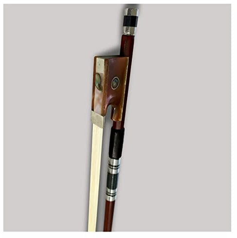 TSTS Geigenbogen 4/4 Geigenbogen Ochsenhorn Frosch Rosshaar Brasilholz Geigenbogen Geigenteile (Color : Bn, Size : 1-4)