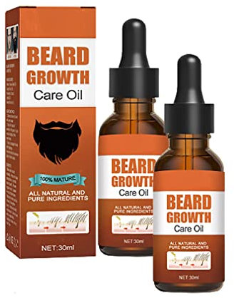 Trumen Beard Growth Oil, Bartwachstum Öl, Bartöl Biotin Bartwachstum Serum für Männer, Bartwuchs-Öl Aktivierende Essenz, stimulieren Bartwachstum, Bartöl Herren für Bartpflege