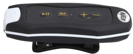 Yosoo Lecteur Mp3 Etanche Natation 4 Go étanche MP3, 4 Go IPX8 étanche FM Lecteur de Musique Portable Plongée Sport MP3 avec écouteurs et Clip