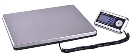 WXXHFC Bilancia Elettronica, Commerciale, casa, pacchi, Bagagli, Cucina, Alimenti, pesatura, Piattaforma Multiuso in Acciaio Inossidabile, 200 kg/0,1 kg