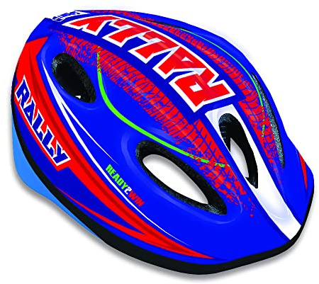 Sport1 Easy Casco Bici Bambino multitaglia. Caschetto Bicicletta Allacciatura Regolabile per Bimbi dai 4 agli 8 Anni. Casco Bambino dai 52 ai 56cm di Circonferenza Testa. Sicuro Confortevole. Blu.