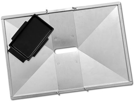 Nordic Bbq Store Ersatz-Fettwanne mit verstellbarer Länge (50,8–61 cm) für Grills von Biltema, Lucifer, Napolean, Landmann und anderen europäischen Marken, Universal-Fettwanne für Gasgrills