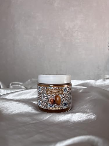 Savon Noir Argan Anti age Hydratant Réparant pour gommage Visage et Corps - Flash Orient