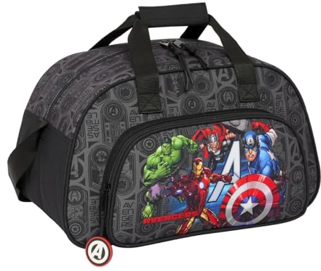 SAFTA Avengers Vendetta - Bolsa de Deporte, Mochila, Ideal para Niños de Diferentes Edades, Cómoda y Versátil, Calidad y Resistencia, 40x23x24 cm