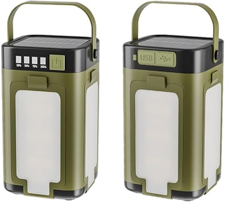 Camping Lantern Rechargeable, Camping Lights Lamp for Tent,Atmosphere lamp, 6 Light Modes,Long Battery Life Foldable,Outdoor Hanging Tent Lamp for Hiking, Emergency etc