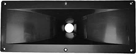BIUFY Accessoires pour Tweeter, pavillon d'aigus 300 x 115 mm pour Home cinéma, Hi-FI, karaoké et Table de mixage Professionnelle, Noir