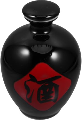 KOMBIUDA Bottiglia di Ceramica per Vino con Funzione Ermetica, Barattolo Sigillato Tradizionale, per Occasioni Speciali e Collezionisti Eleganti