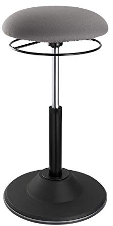 LogiLink EO0022 - Sgabello da ufficio ergonomico regolabile in altezza per ridurre efficacemente l'affaticamento e l'affaticamento delle gambe
