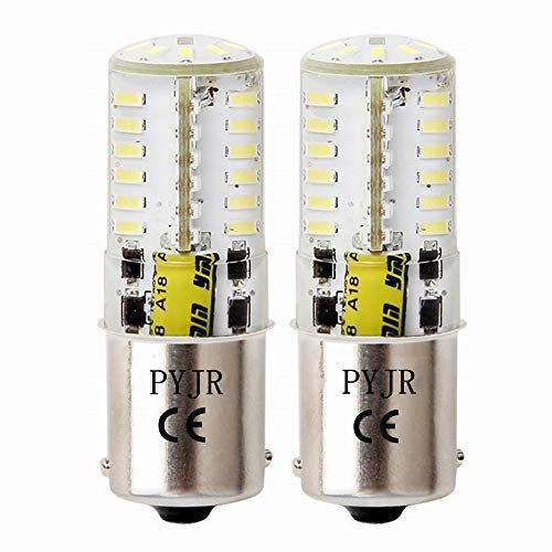 P21W 1156 Ba15S 12V 5W Car Led Bulbs, Single Contact Base, Cool White 6000K 500Lm, For Car Trailer Camper Boat Yard Light Brake Indicator And Reversing Light (Pack Of 2)