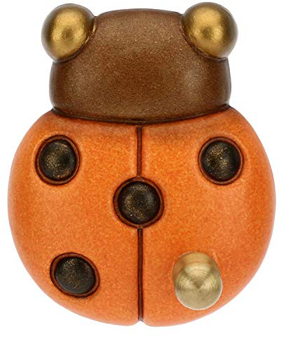 THUN - Gancio Porta strofinaccio Singolo a Forma di Coccinella Country