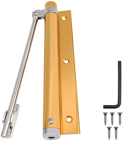 INHEMI Aluminiumlegierung Türschließer, Gold, bis 35kg, Hochfrequentierte Bereiche, Einschrauben