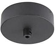 SLV elektrische Komponente FITU / Deckenrosette schwarz Stahl