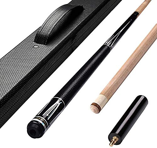 Billard Pool Queues Professionelle Pool-Queue-Stick-Set, 58 1/2 Billard-Queue-Stick aus Ahorn mit Erweiterungszubehör/Professioneller Pool-Stick mit Box-Etui,Billard-Stick handgefertigt GCSQF210830(