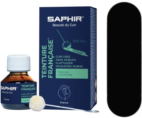 Saphir Französische Farbe (50 ml (Basis + Spezial), Schwarz