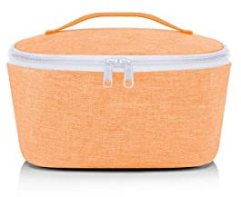 reisenthel coolerbag S Pocket Kühltasche mit Obermaterial aus recycelten PET-Flaschen Ideal für das Mittagessen unterwegs, Couleur:Twist apricot