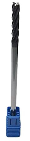 RANRAO 6 mm HRC50 4 Rillen, extra langer Schaft, 150 mm, Hartmetall-Schaftfräser, CNC