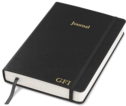 Wykeham's Executive Journal – undatierter Tagesplaner (personalisierbar, schwarz, A5 – undatiert)