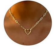 ASCOMY Dainty Gold Necklace for Women 14K Gold Plated Necklaces for Her