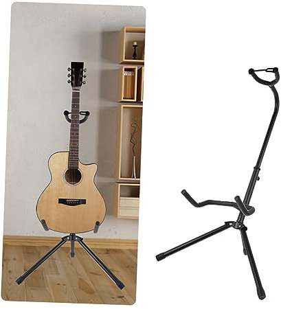 SAFIGLE 1stk Gitarren Ständer Dreifacher Gitarrenständer Banjo-zubehör Gitarrenständer Boden Gitarrenständer Zum Aufhängen Monitorzubehör Gitarrenhalter Ballade Eisen Ausstellungsstand