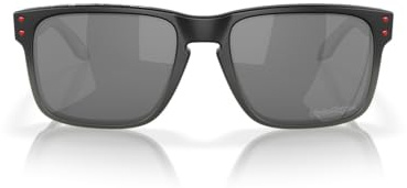 Oakley Herren 0OO9102 Holbrook Squared Sonnenbrille, Tld Black Fade/Prizm Black, Rotguss/Polarisiertes Schwarz, 58 mm