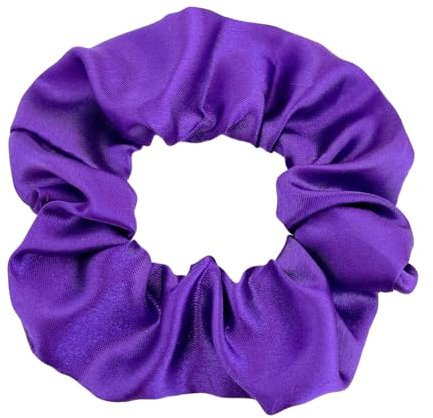 6 pezzi Scrunchies, elastici per capelli, colore tinta unita, accessori per capelli, accessori per capelli, per donne e ragazze, viola scuro B
