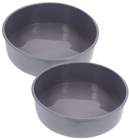 COLLBATH Teglia Per Torta in Silicone Rotonda Antiaderente 2 Pezzi Cottura Di Torte E Dolci in Cucina Pratica E Resistente Alle Alte Temperature