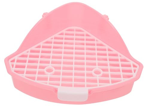 VILLFUL Kaninchentoilette Mit Abnehmbaren Gittern Großes Fassungsvermögen Geeignet Für Kaninchen Meerschweinchen Hamster Und Kleintiere Leicht Zu Reinigen
