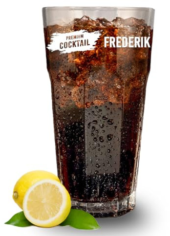 polar-effekt Cocktail Trinkglas 480 ml mit personalisierter Gravur - Longdrink-Glas für Sie & Ihn - Geschenk-Idee zum Geburtstag - für Drinks, Wasser & Saft