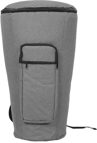 TOYANDONA Djembe-Tasche: 12 Zoll wasserdichter afrikanischer Trommelrucksack mit Baumwoll-Leinen-Stoff – Großer Djembe-Trommelkoffer für Musikauftritte im Freien