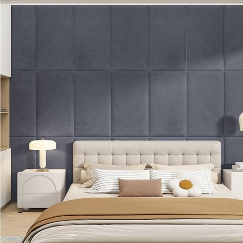 Panneaux muraux 3D insonorisants à décoller et à coller, isolation thermique, rembourrage autocollant, revêtement mural anti-collision pour chambre à coucher et salon, ne se décolore pas, installation