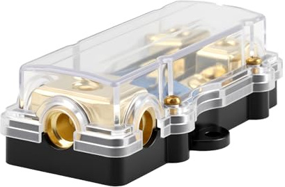 OTOTEC 2-Wege-Mini-ANL-Flachsicherungshalter für Autos 60 Ampere 100 X 30 X 42 Mm für Auto-Audio